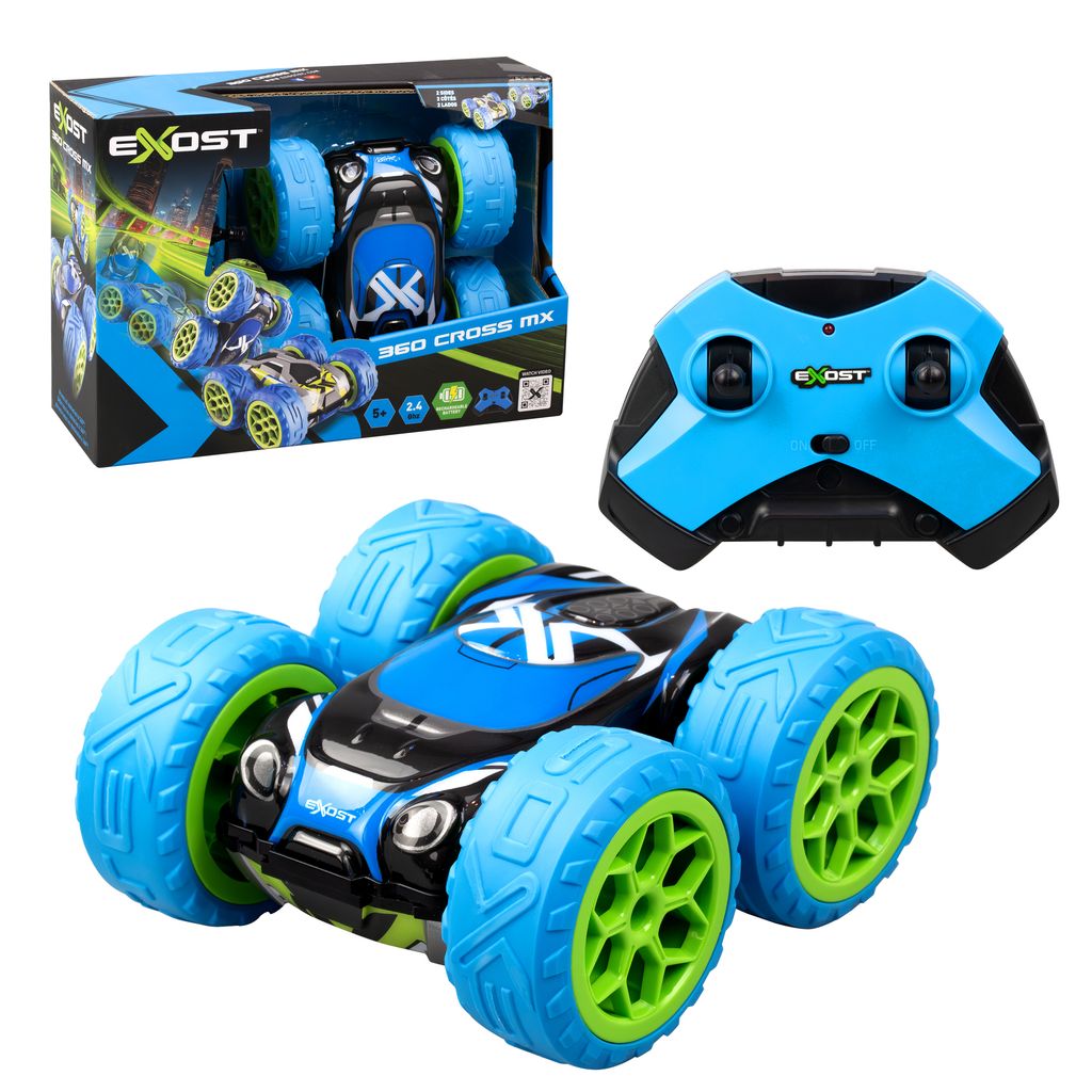 Silverlit 360 Cross MX radio-ohjattava auto – musta/sininen
