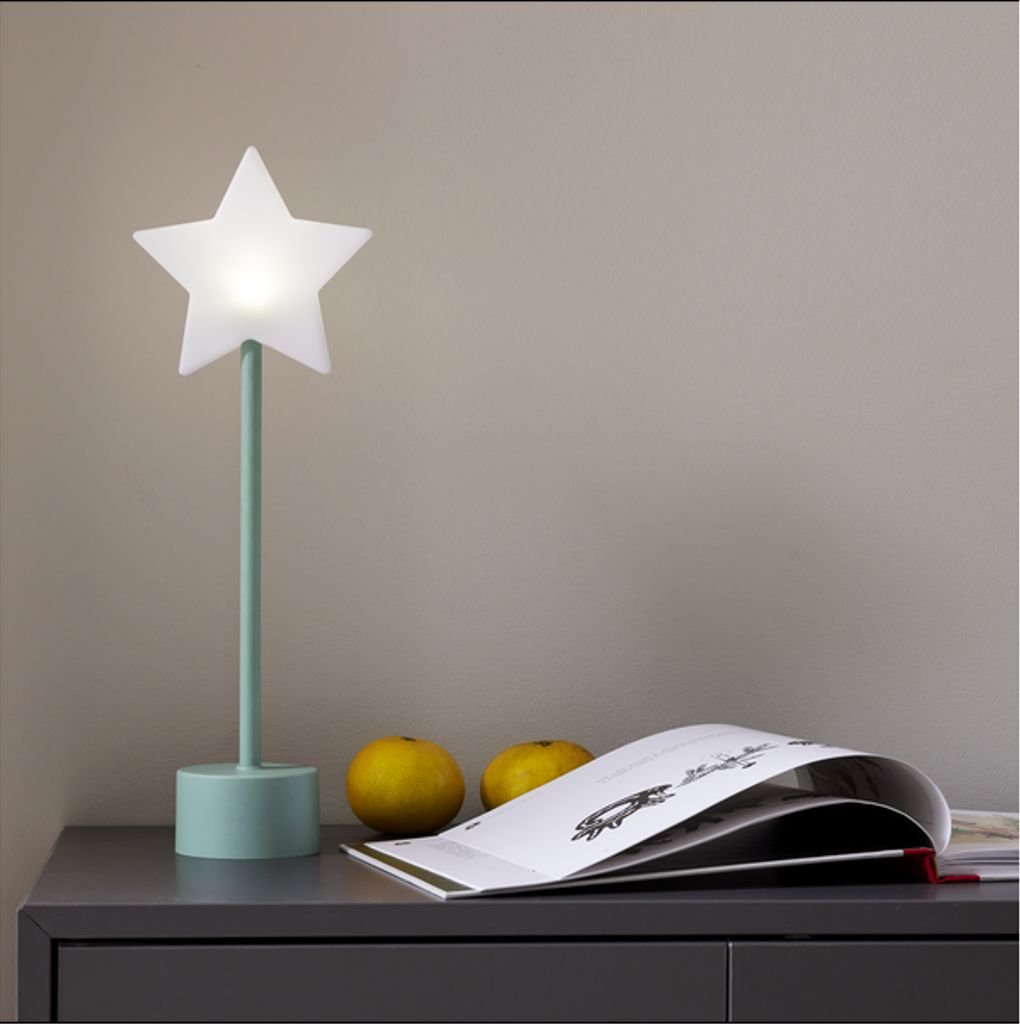 Star Trading LED-lampa Stjärna på fot Blizz – Grön