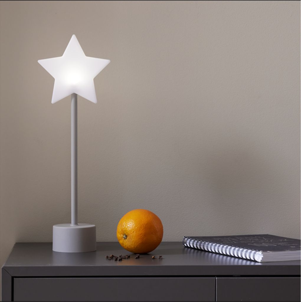 Star Trading LED-lampe Star på base Blizz – grå