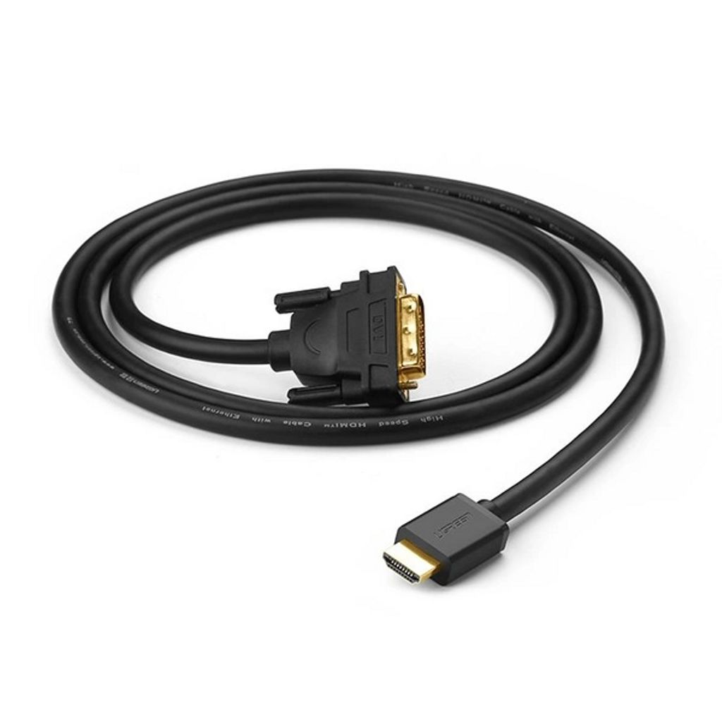 Ugreen HDMI til DVI-kabel 4K 60Hz 30AWG, 1m - Sort