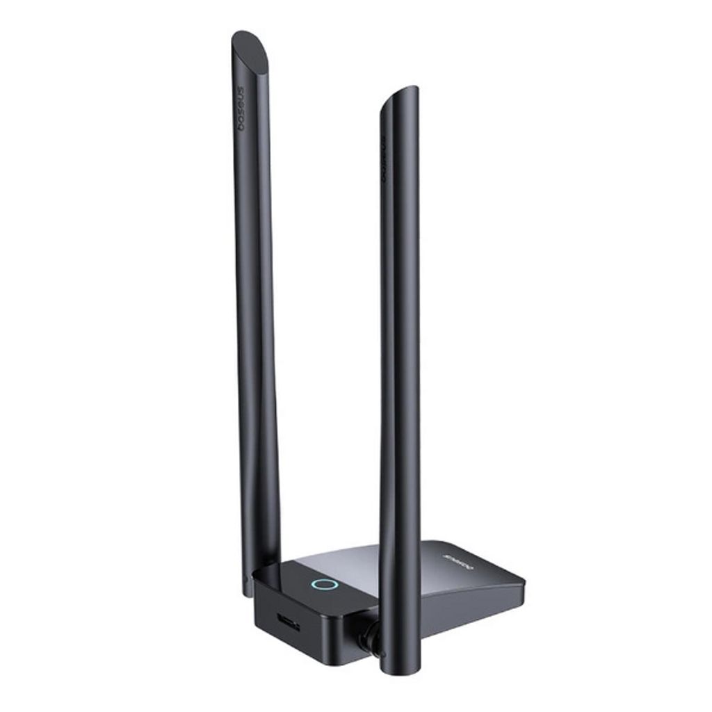 Baseus FastJoy USB-verkkokortti 1300 Mb/s USB - musta