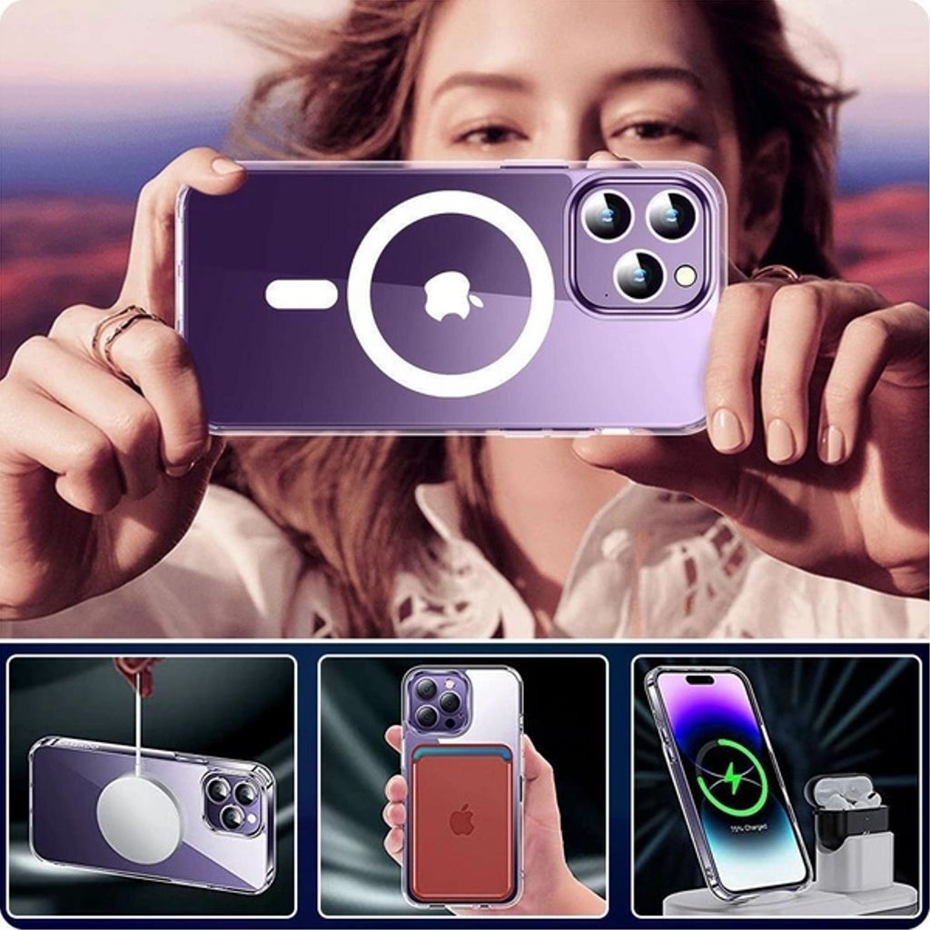 Tech-Protect FlexAir Hybrid MagSafe Skal for Samsung Galaxy A55 5G - Gjennomsiktig