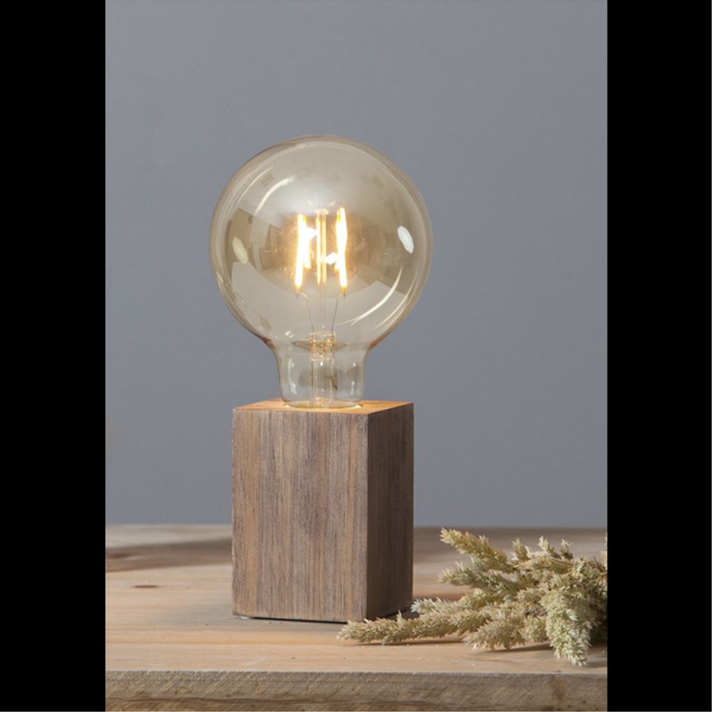 LED-lampa E27 G95 Plain Amber