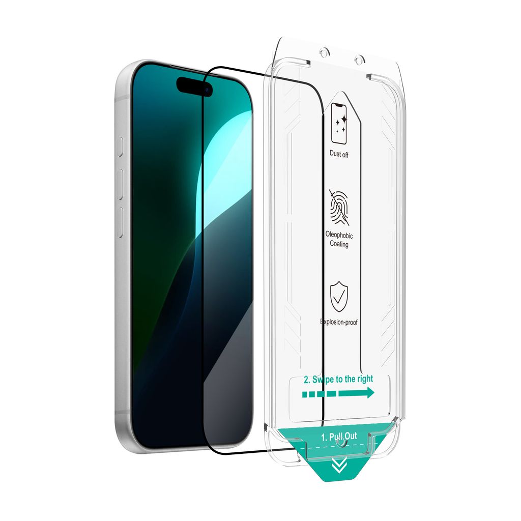 SiGN Skärmskydd iPhone 18 Pro Max – EZ Apply med dammfri applikator