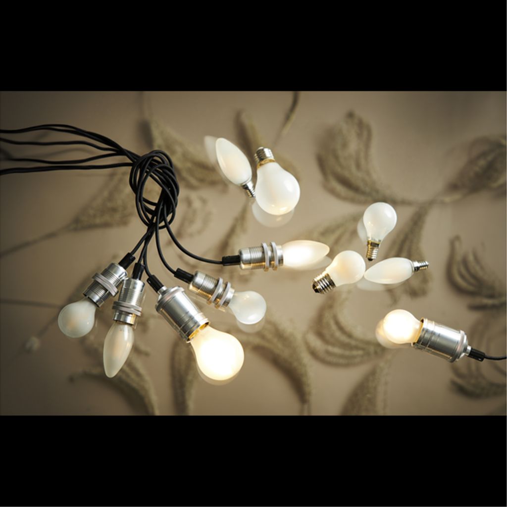 LED-pære E14 P45 Klar