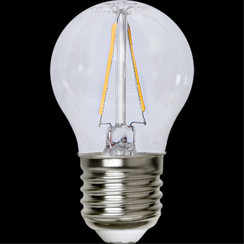 LED-lampa E27 G45 Clear