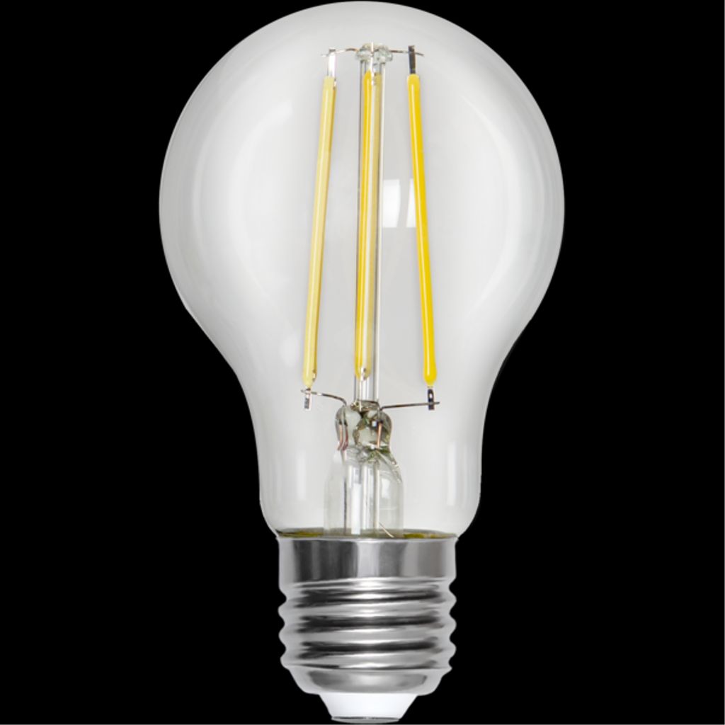 LED-pære E27 A60 Klar