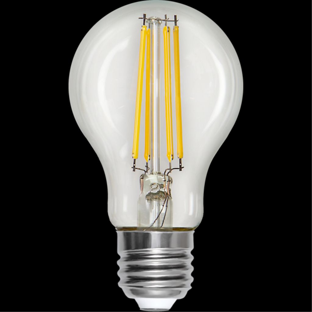 LED-pære E27 A60 Klar