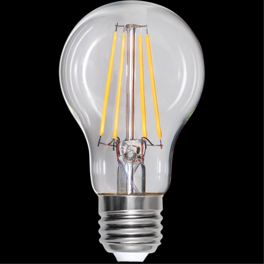 LED-pære E27 A60 Klar