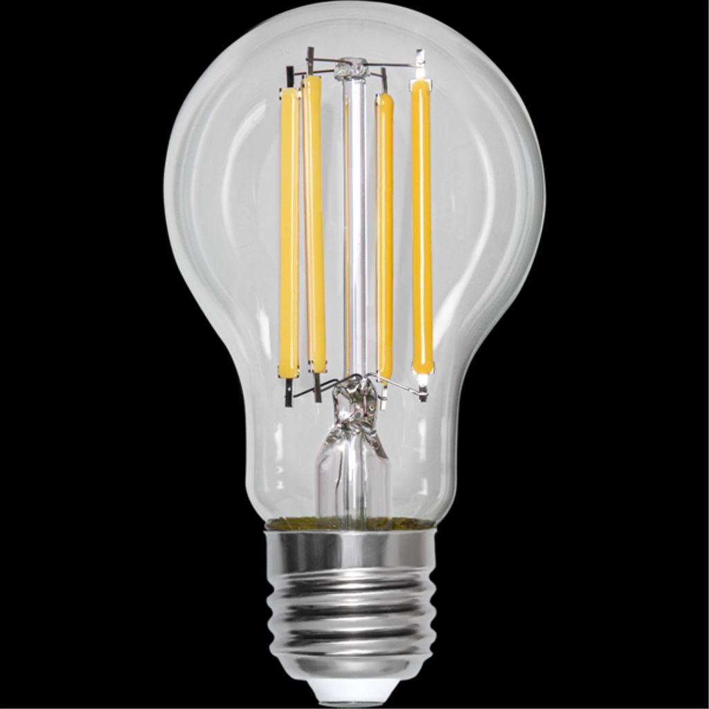 LED-pære E27 A60 Klar