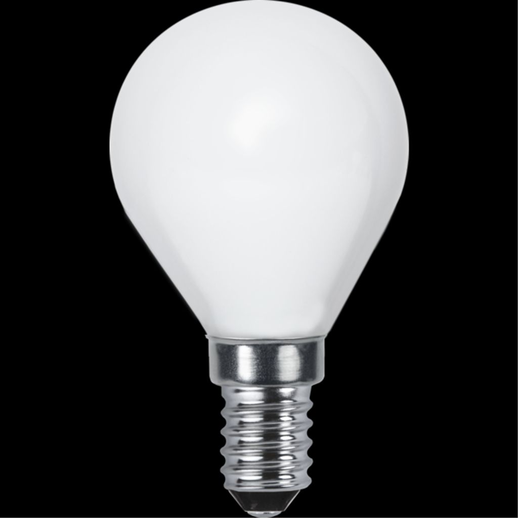 LED-lampe E14 P45 Opak glødetråd RA90