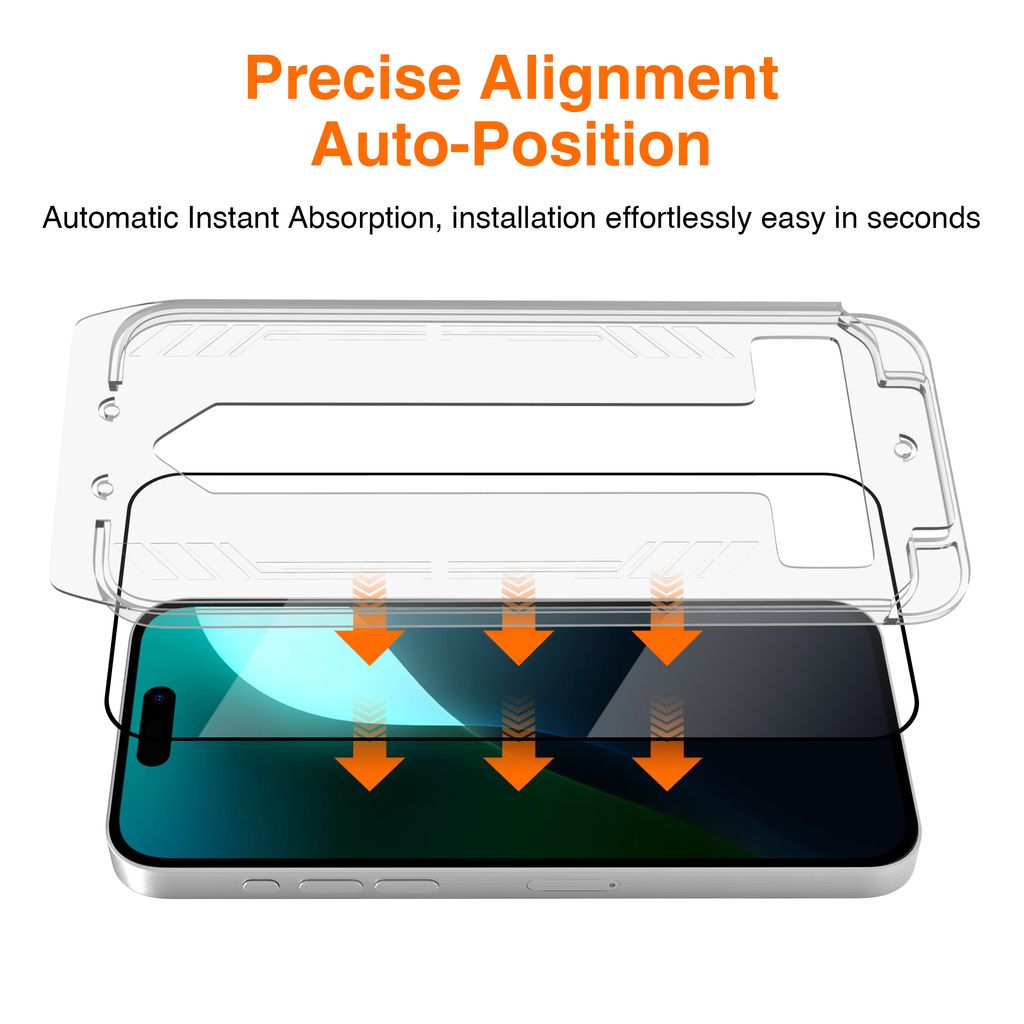SiGN Skärmskydd iPhone 18 Pro Max – EZ Apply med dammfri applikator