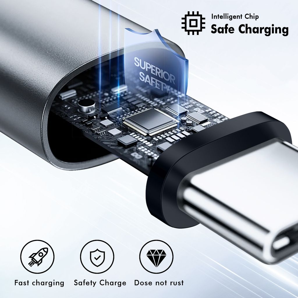 SiGN USB-C naar USB-C Kabel 2m, 100W - Zwart