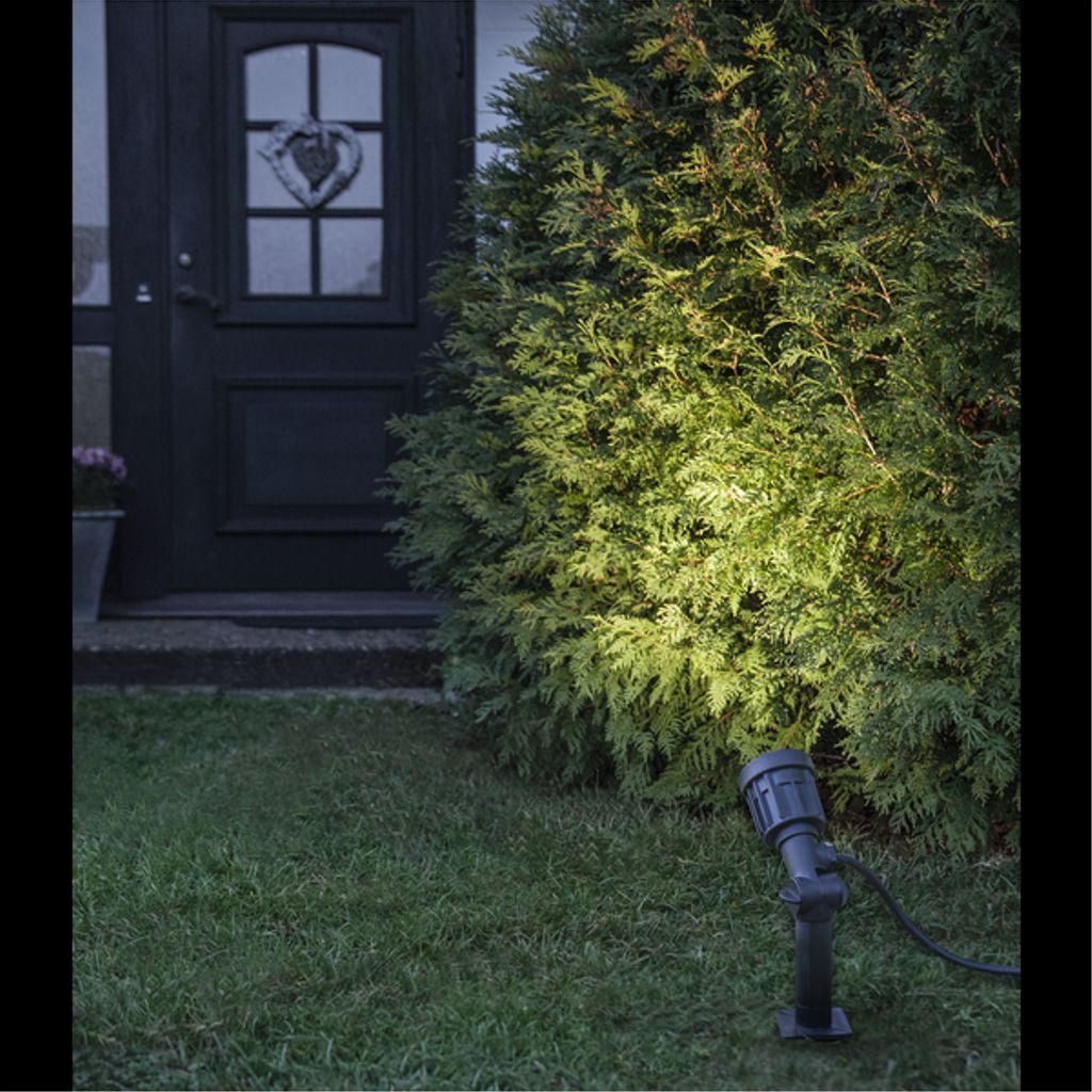 Star Trading Outdoor LED Spotlight – Svart