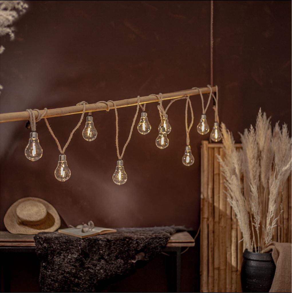 Star Trading ljusslinga Jutta outdoor – beige