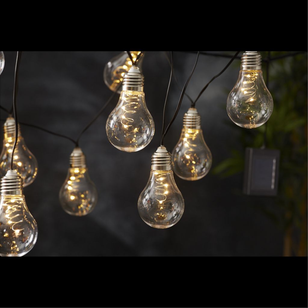 Star Trading solcellekæde Glow – transparent