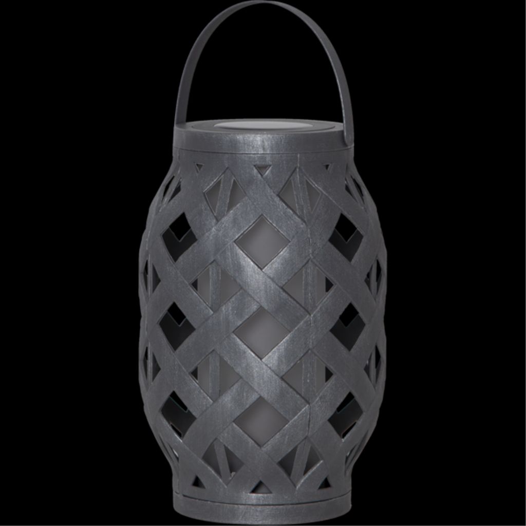 Star Trading solcellslykta Flame – grå