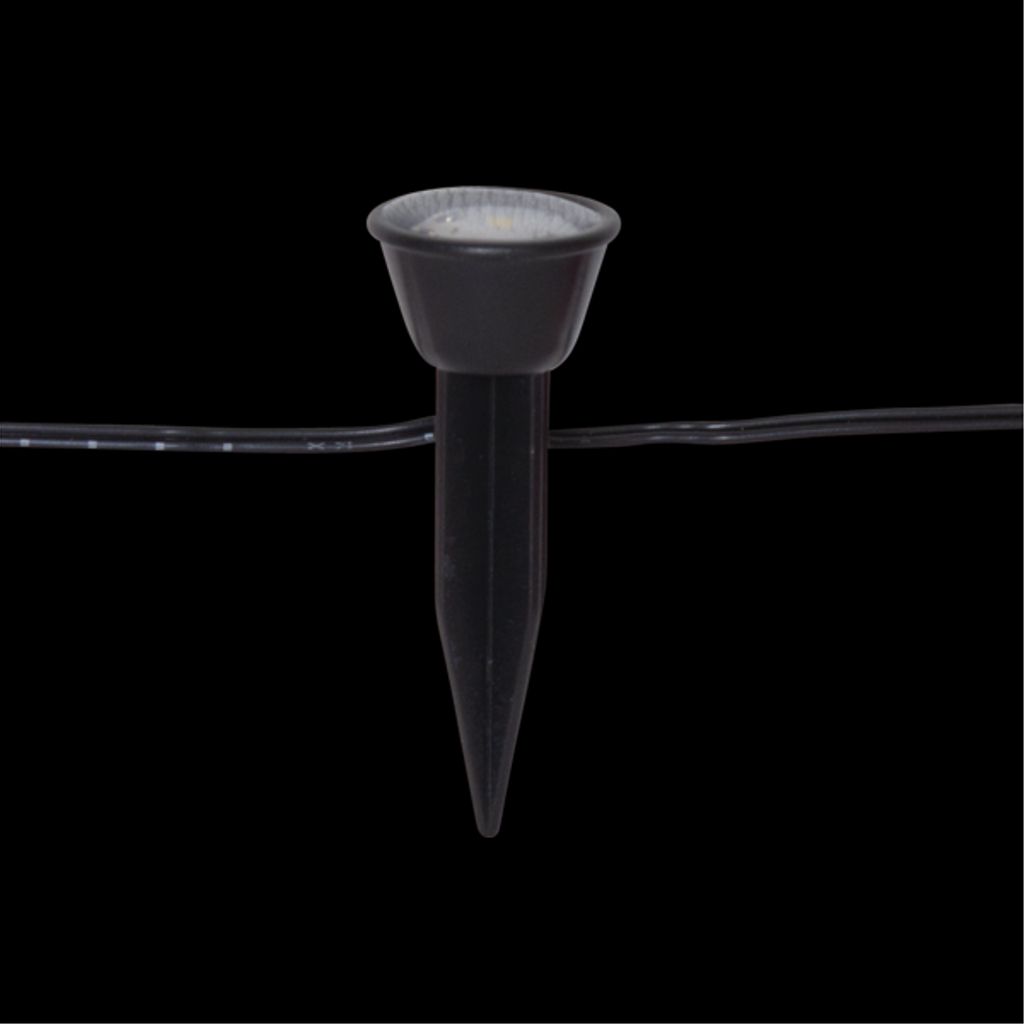 Star Trading solcellekæde Mini spot, 8 LED-lys - sort