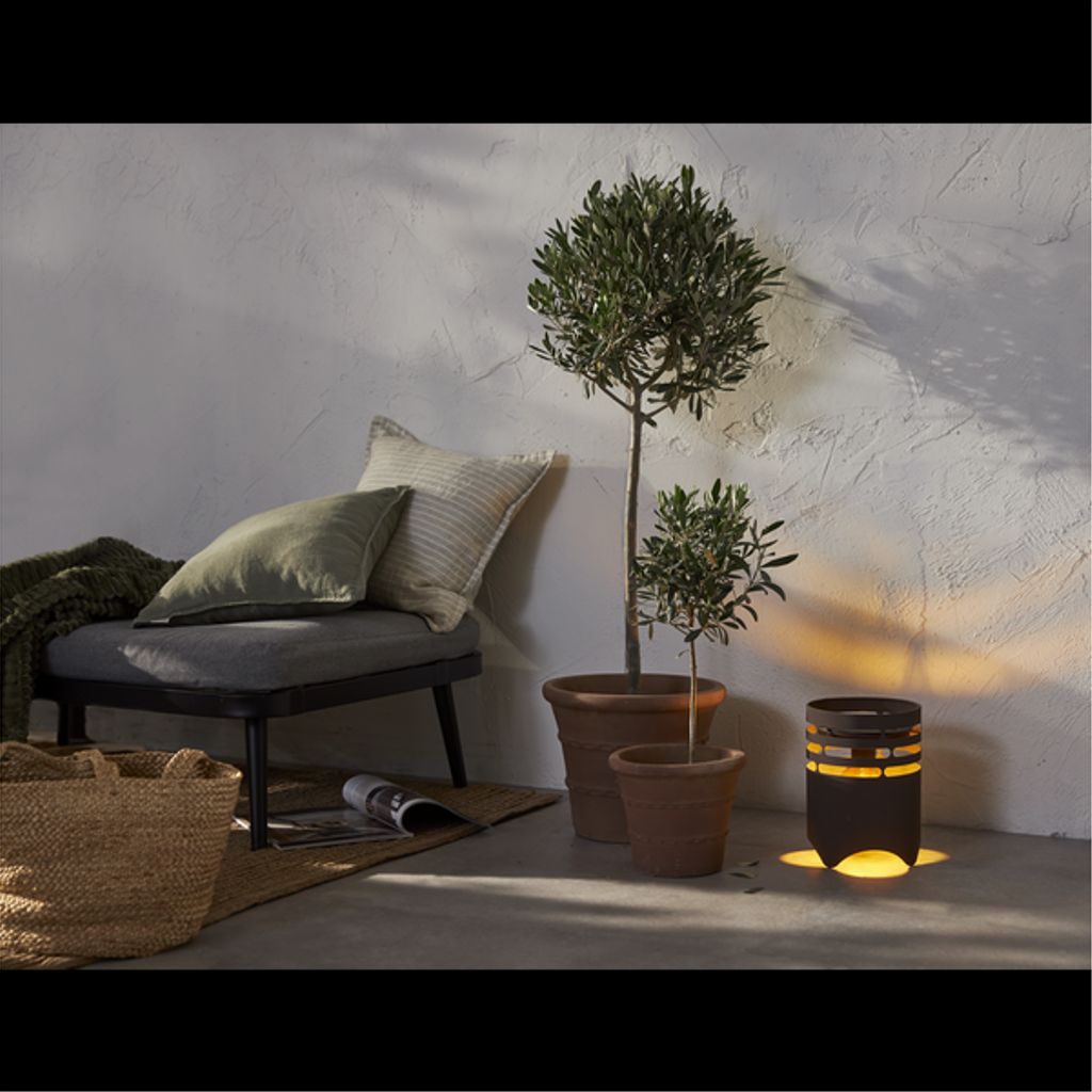 Star Trading solcellslykta Marron, 25cm – brun