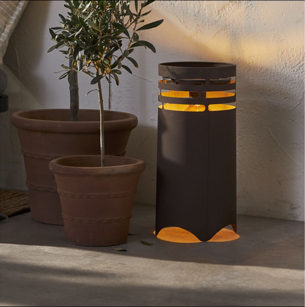 Star Trading solcellslykta Marron, 40cm – brun