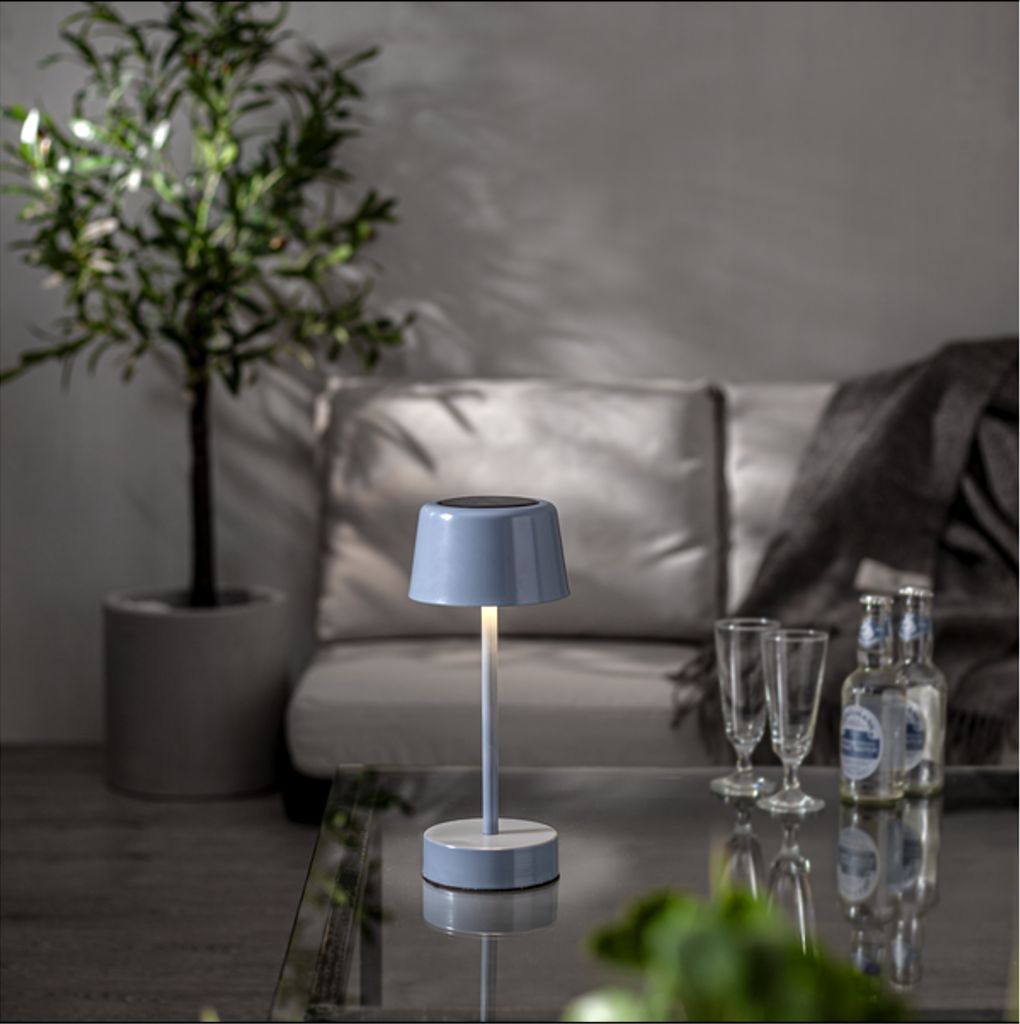 Star Trading Solei solcellslampa – blå