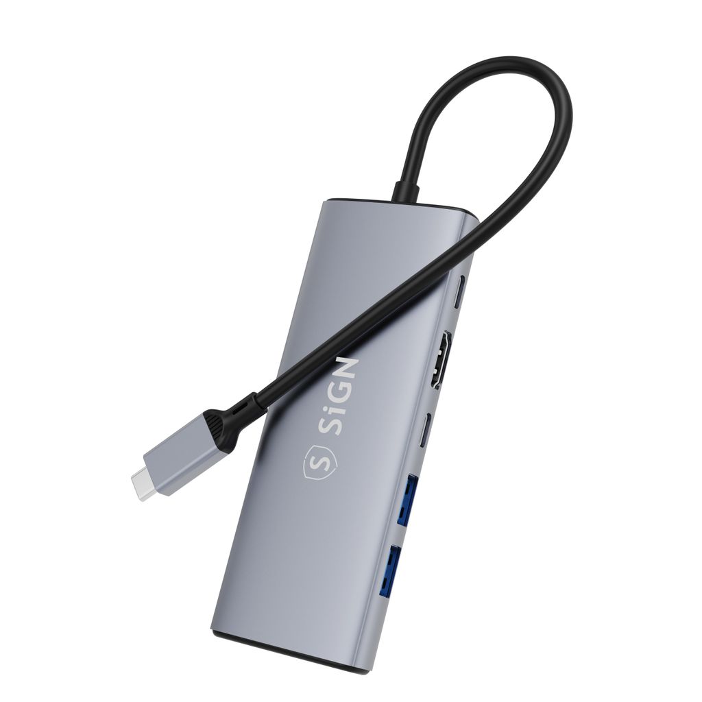 SiGN HUB USB-C auf USB-A / USB-C / HDMI / RJ45