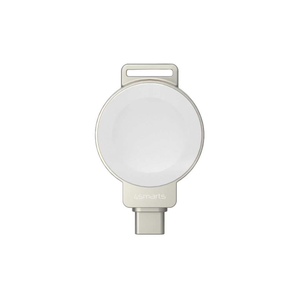4Smarts trådløs lader til Apple Watch – sølv