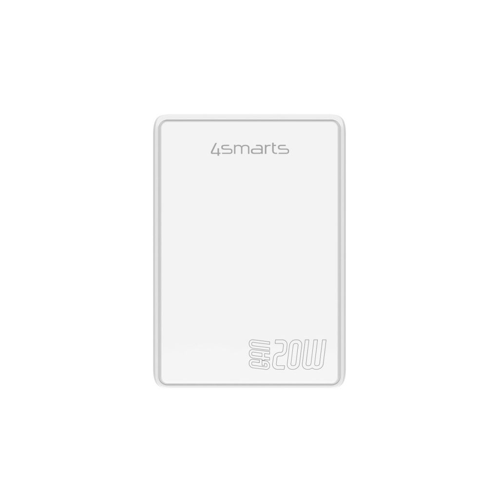 4Smarts Vegglader FlatPlug Duos 20W GaN – USB-C/USB-A – Hvit