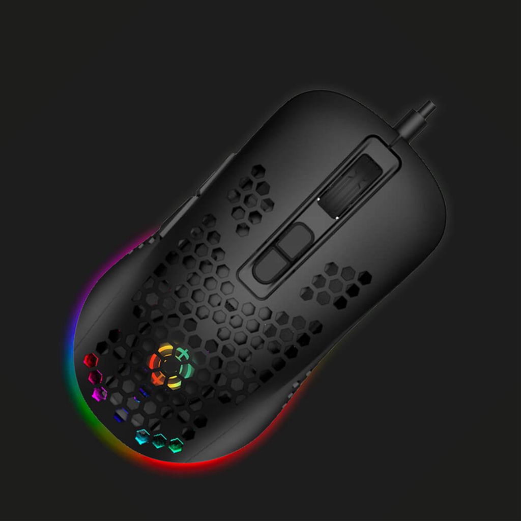 North M200 Trådad Gamingmus RGB – Svart