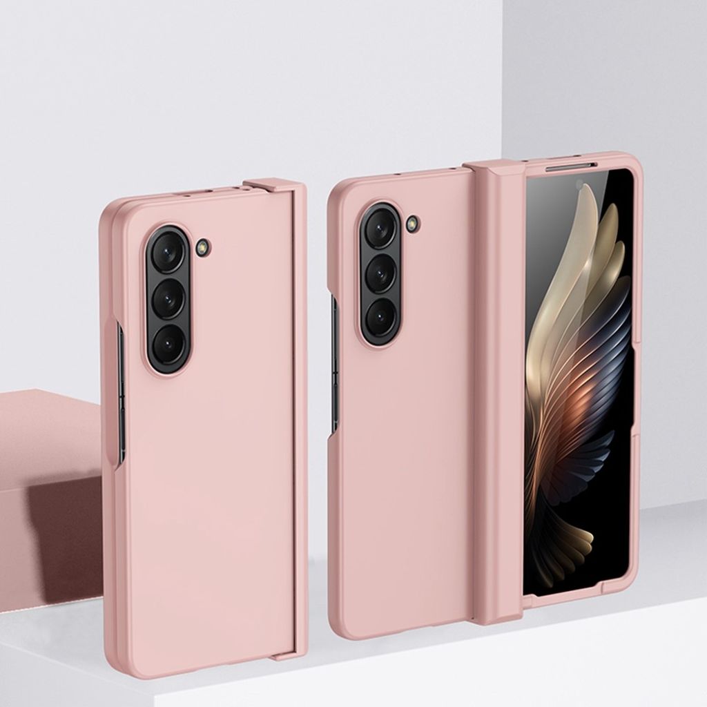 Samsung Galaxy Z Fold7 5G Skal med gångjärnsskydd - Rosa