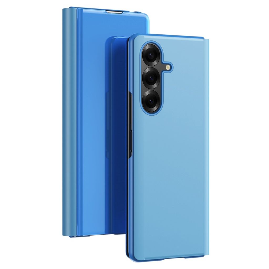 Samsung Galaxy Z Fold7 5G Fodral med genomskinlig vy - Blå