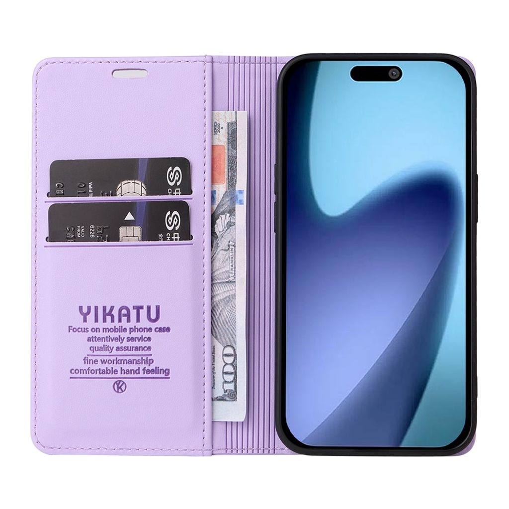 YIKATU iPhone 17 Air Wallet cover - Purple