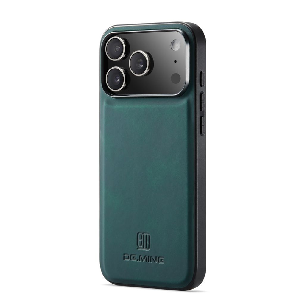 DG.MING iPhone 18 Pro Max/17 Pro Max Skal med PU-läder - Grön