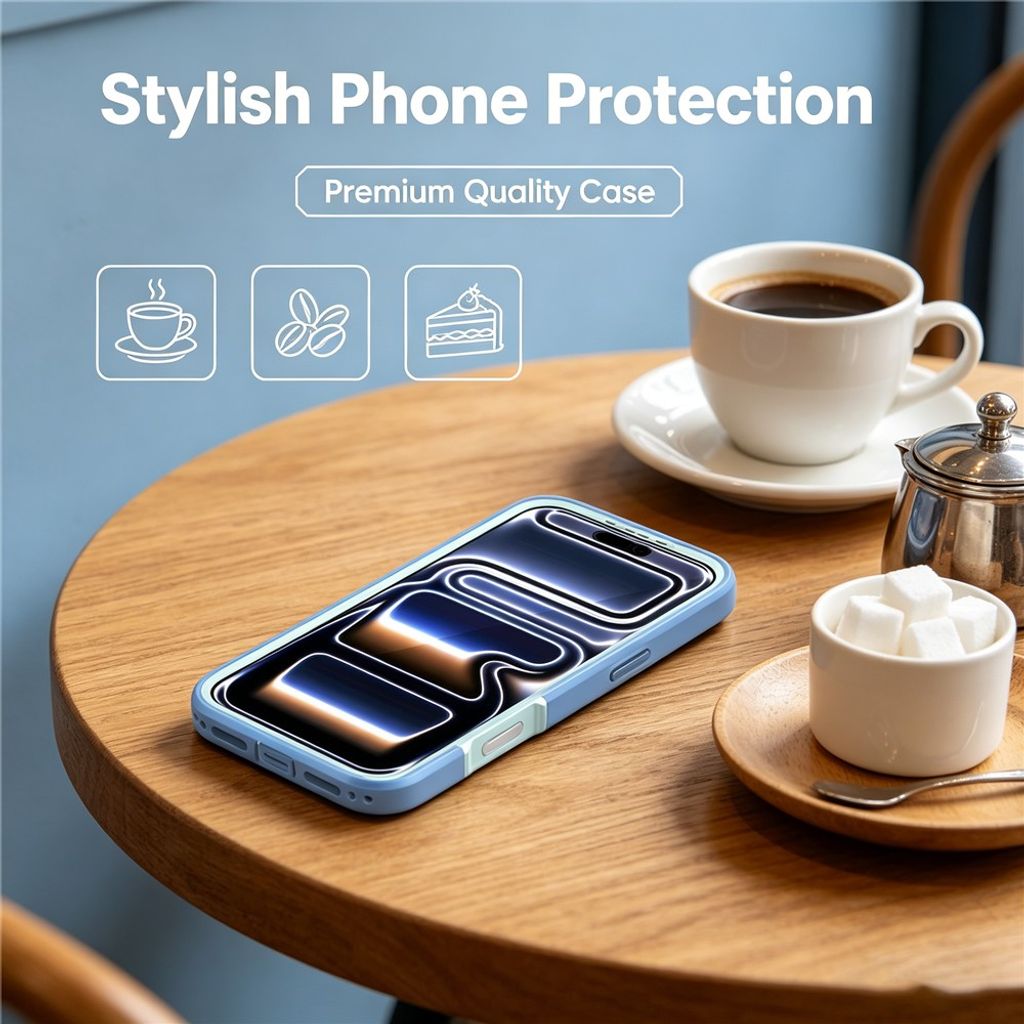 iPhone 18 Pro/17 Pro MagSafe Cover Stødsikkert - Blå