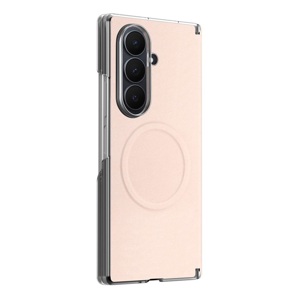 Samsung Galaxy Z Fold8 Ultra MagSafe Kuori PU-nahkaa - Vaaleanpunainen