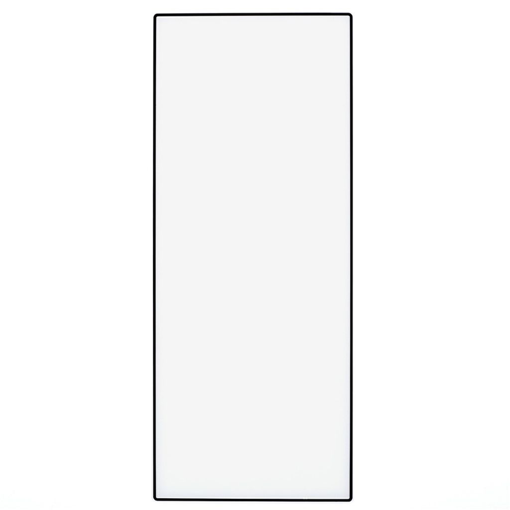 Skjermbeskytter til Samsung Galaxy Z Fold7 5G –  sort kant, herdet glass (ytterskjerm)