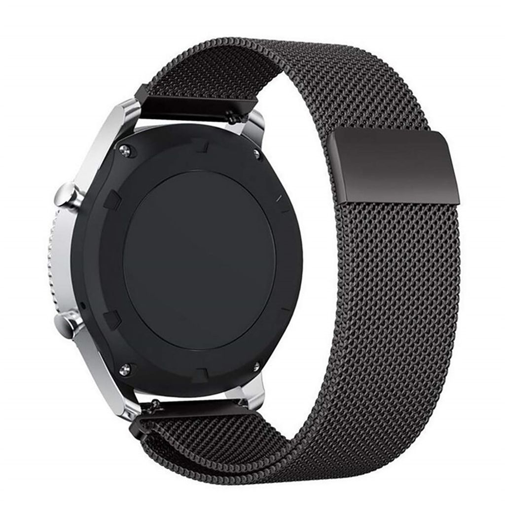 Garmin Vivoactive 4s/Vivomove 3S etc. Milanese Klokkereim - Svart