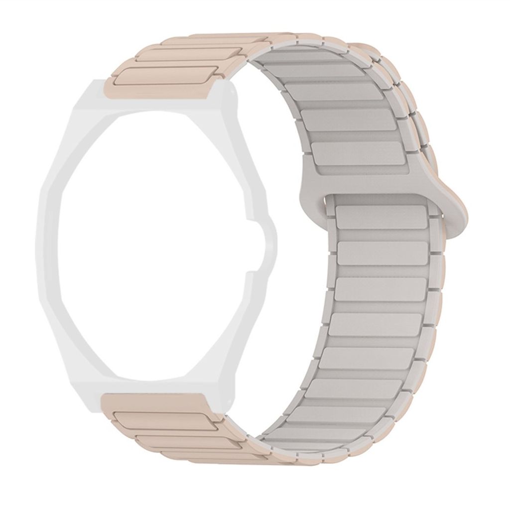 Swatch Royal Pop silikon klokkerem med deksel – rosa/hvit