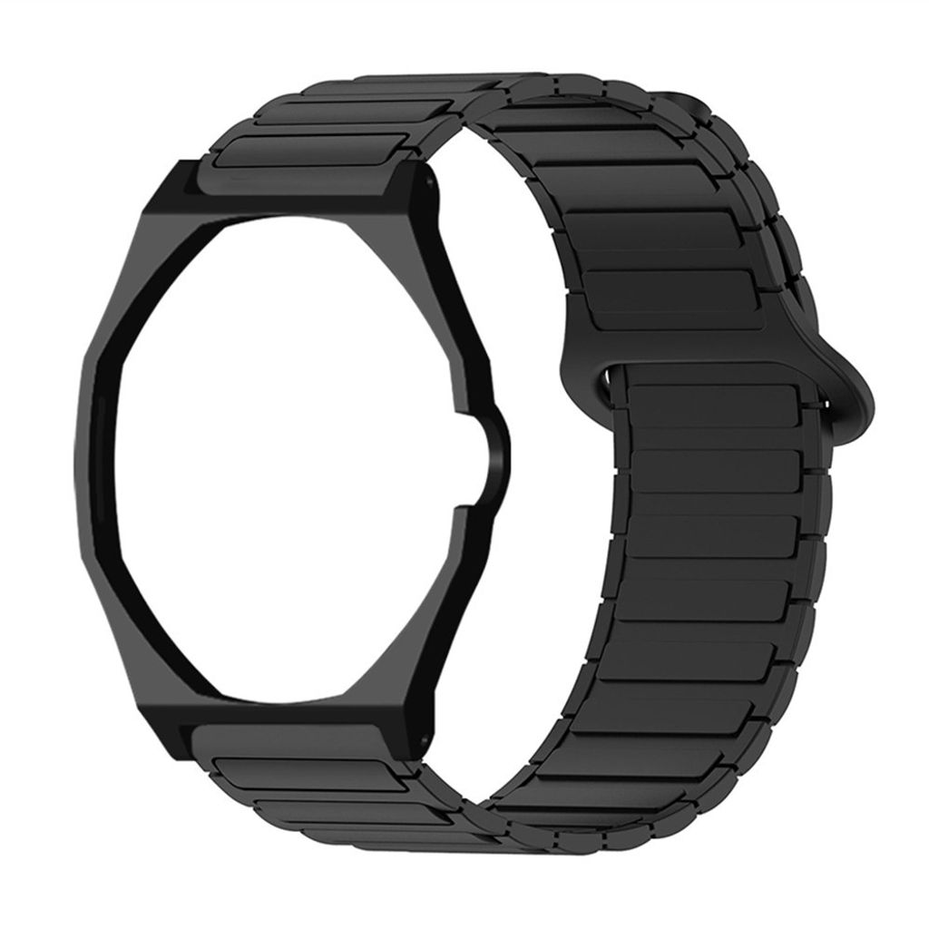 Swatch Royal Pop silikon klokkerem med deksel – svart