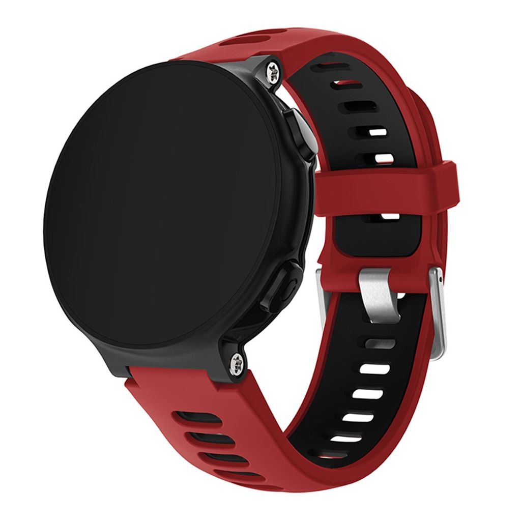 Garmin Forerunner 235/230/620/630/220/735/735XT Klokkereim – Mørkerød/Svart