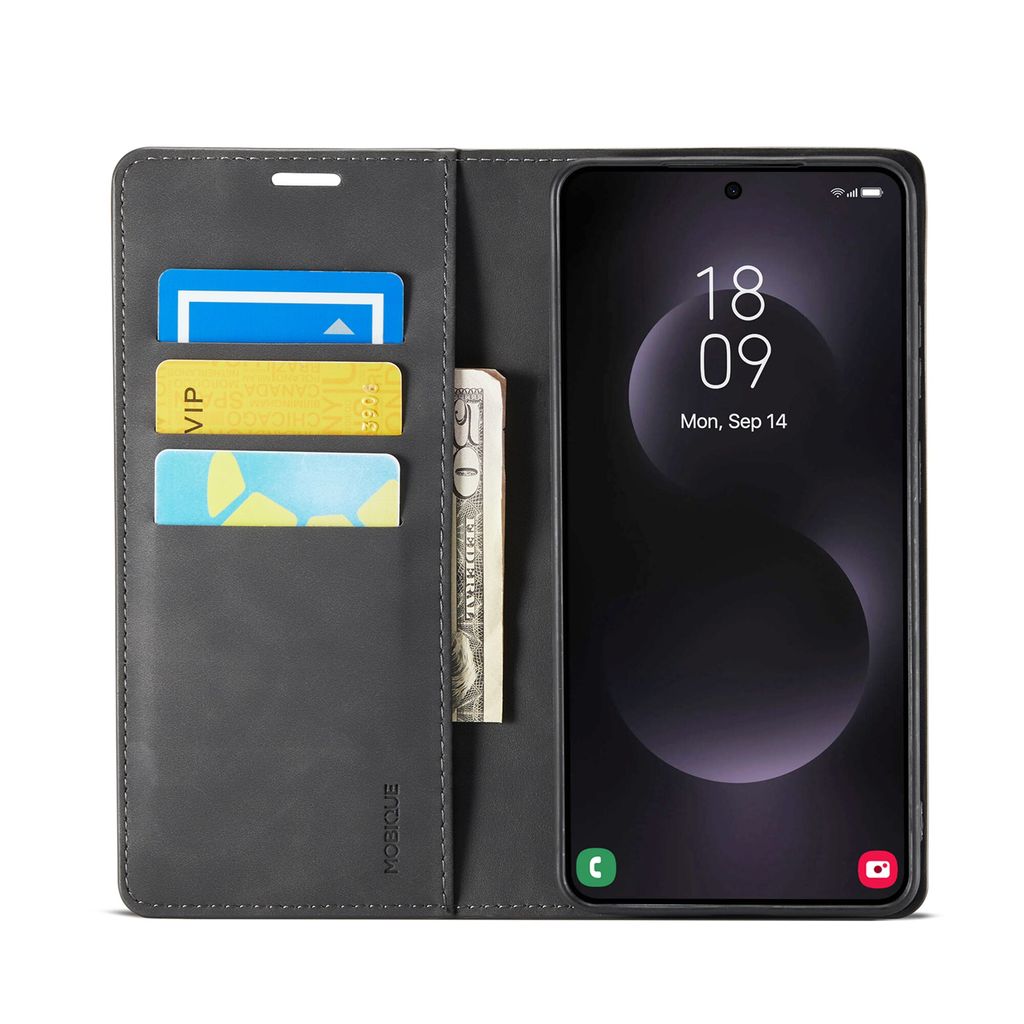 Mobique Samsung Galaxy S26 Ultra Flip Cover Slim – Sort