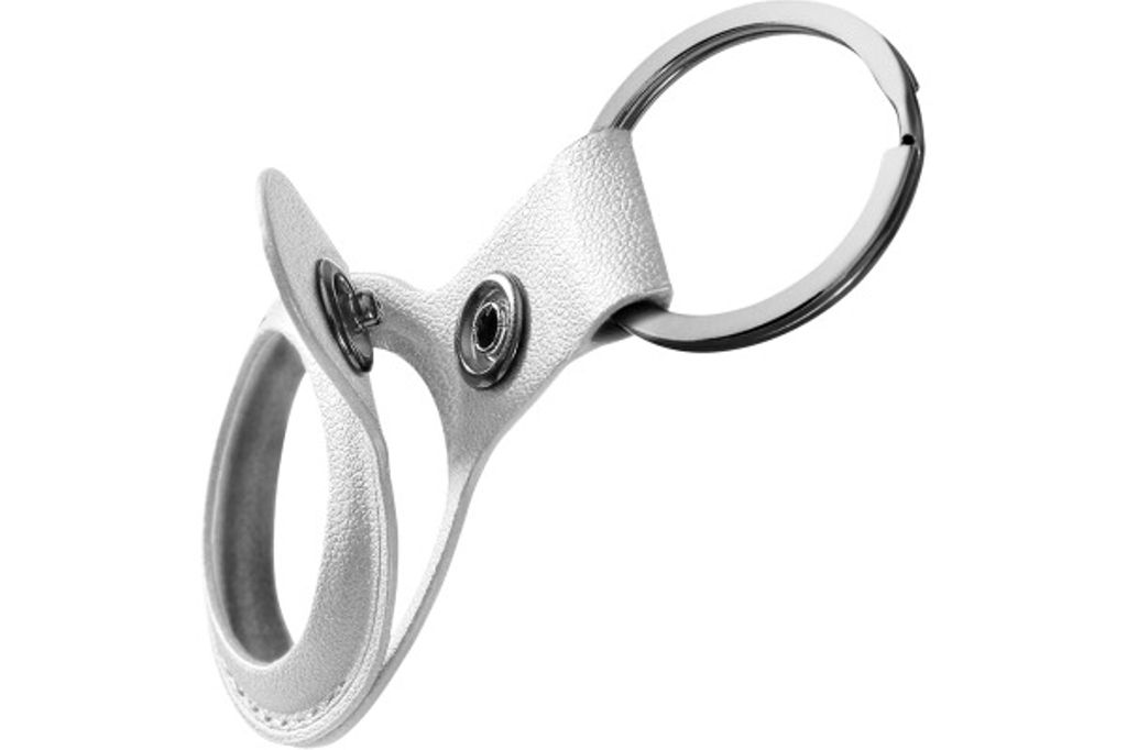 SiGN Location Finder Smart Tag Bluetooth-tracker med fodral och nyckelring – vit