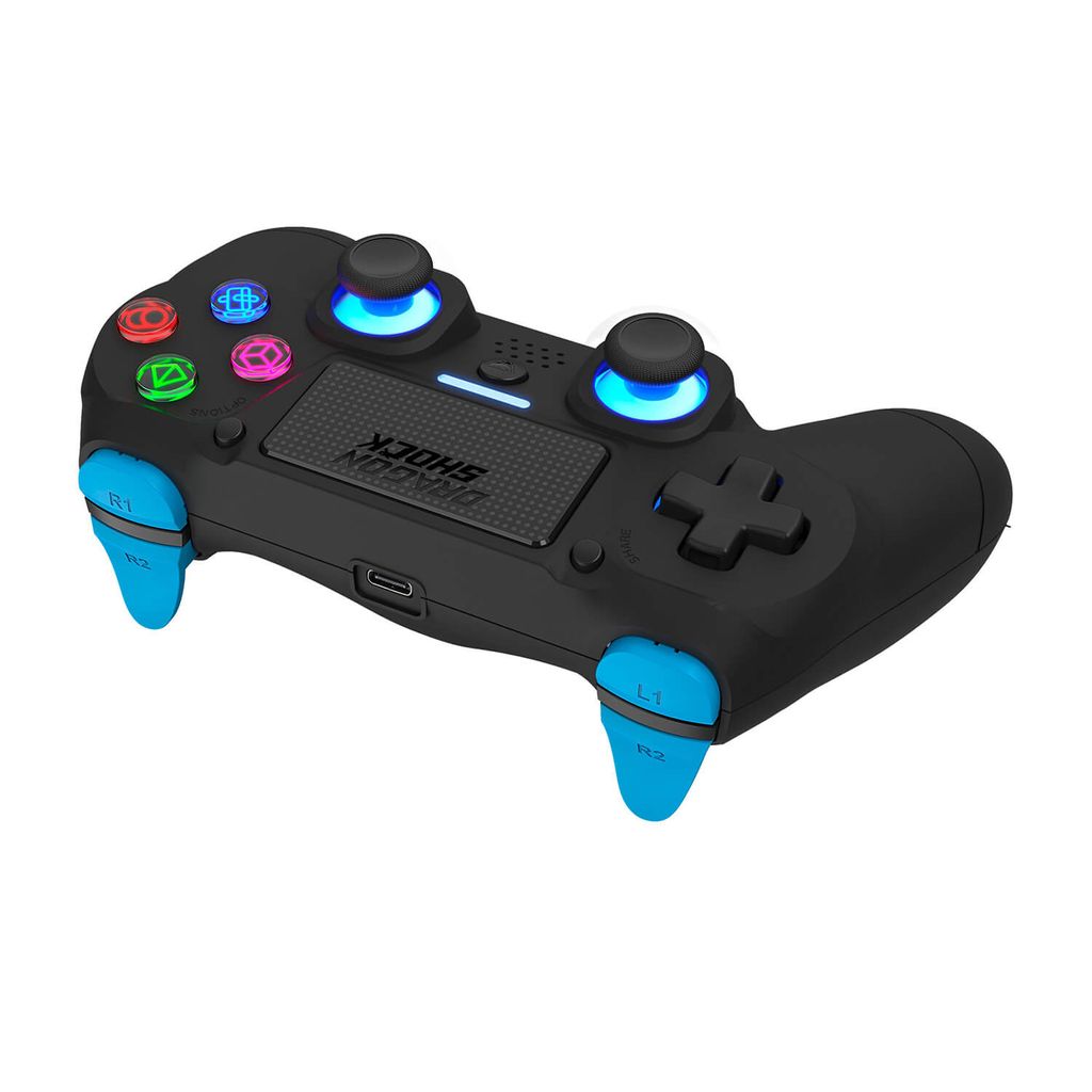 DragonShock Mizar trådløs controller til PS4 – sort