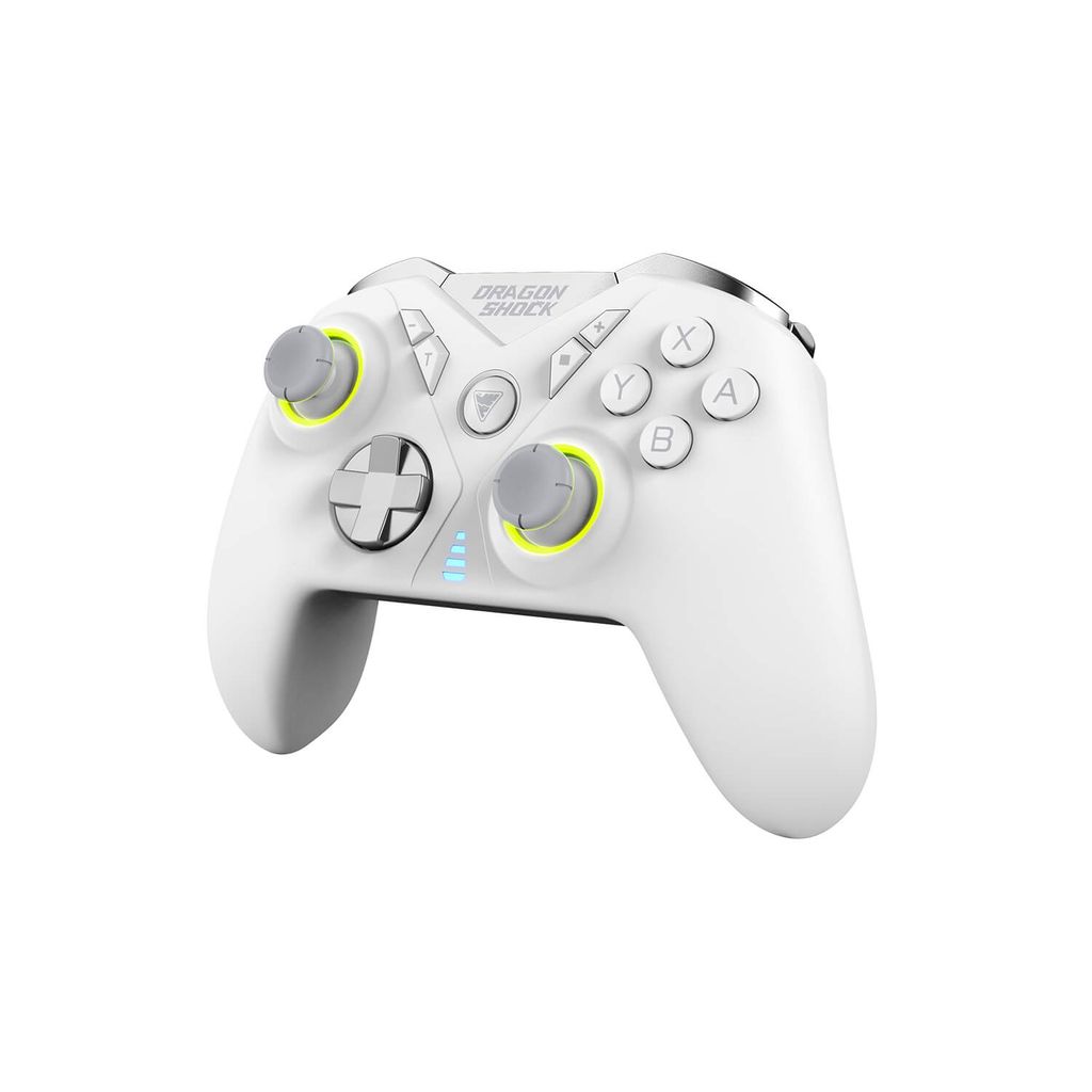DragonShock Nebula Pro Wireless Controller for Nintendo Switch - White
