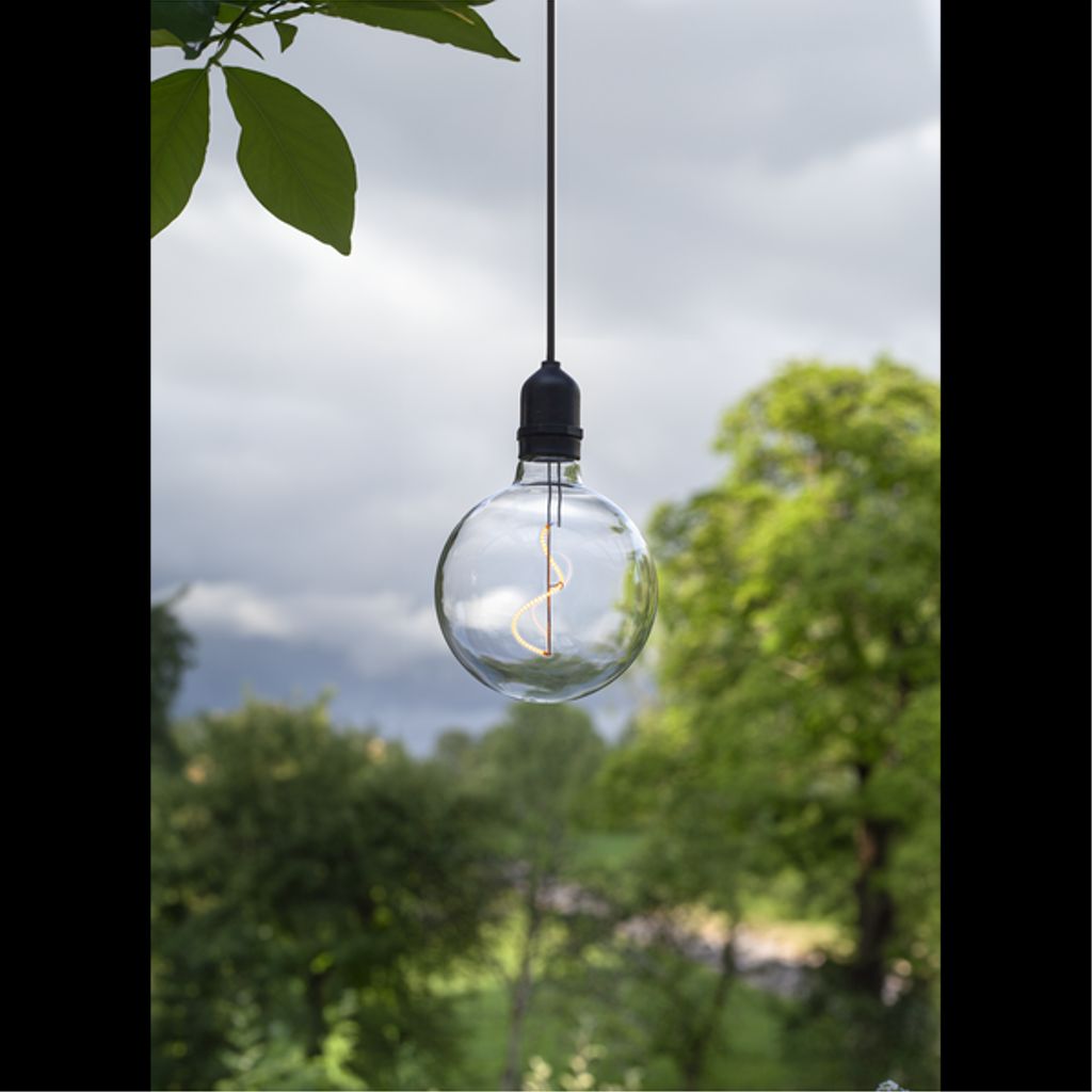 Star Trading Bowl hängande LED glödlampa – Transparent