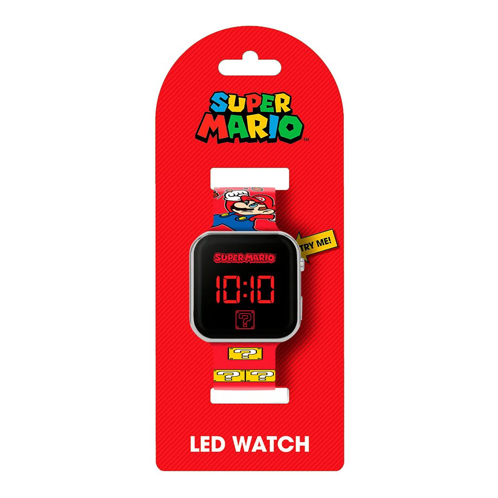 Accutime LED klocka för barn – Super Mario