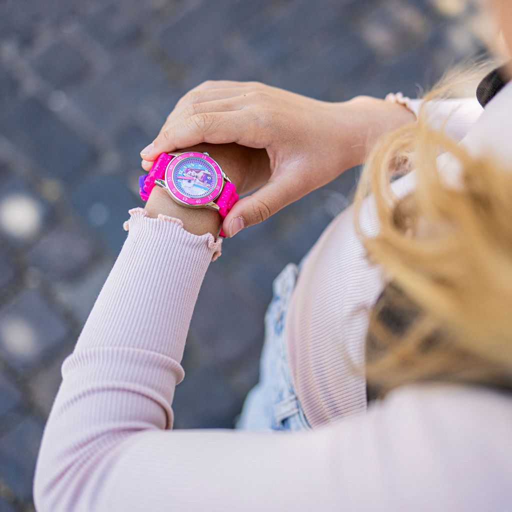 Accutime Time Teacher klocka för barn – Barbie