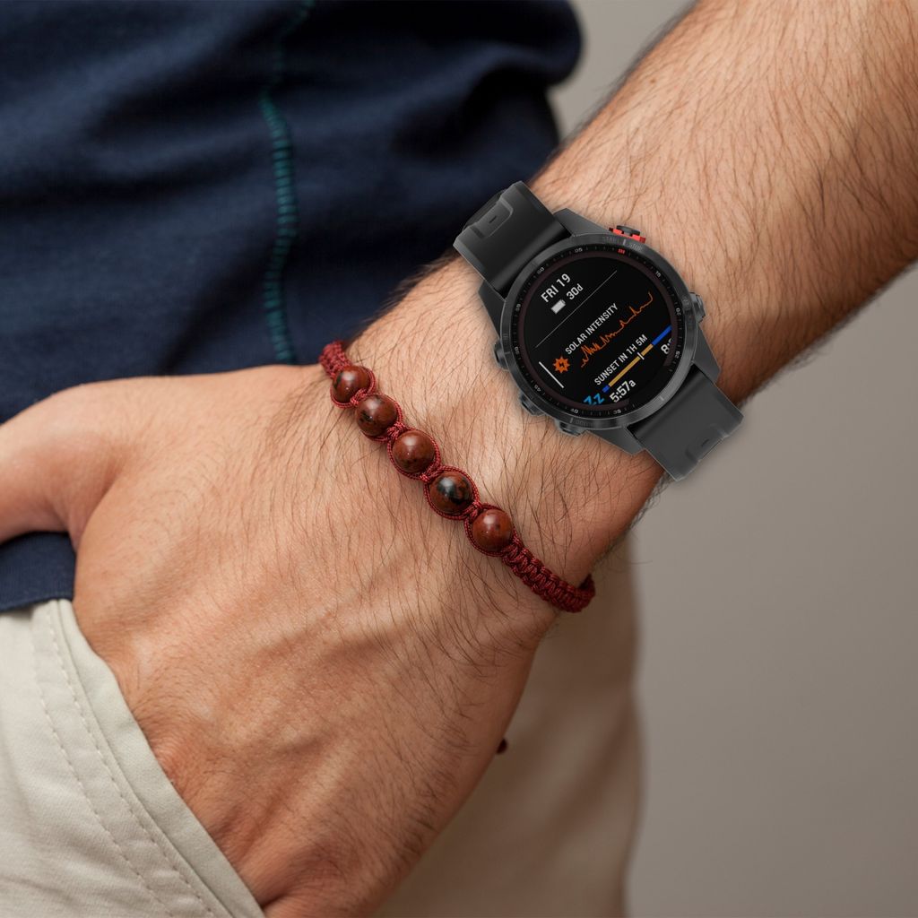 Garmin Fenix 7X Silikon Klokkereim - Oransje