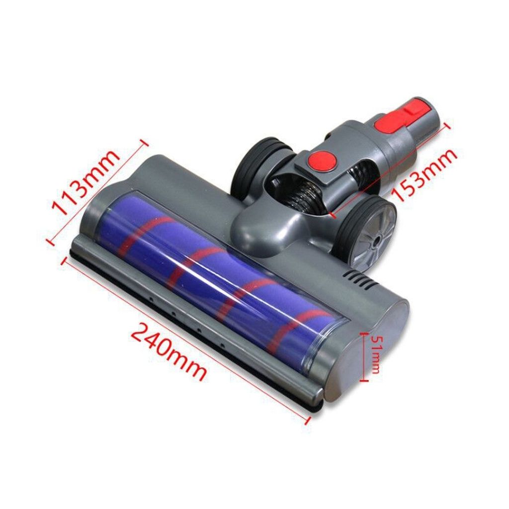 Eldriven golvborste med rullboste till Dyson V7 / V8 / V10 / V11