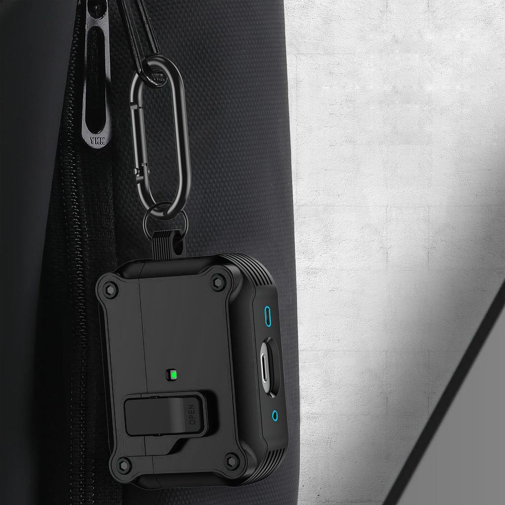 Eagle Skyddsfodral för AirPods Pro 3 – Svart